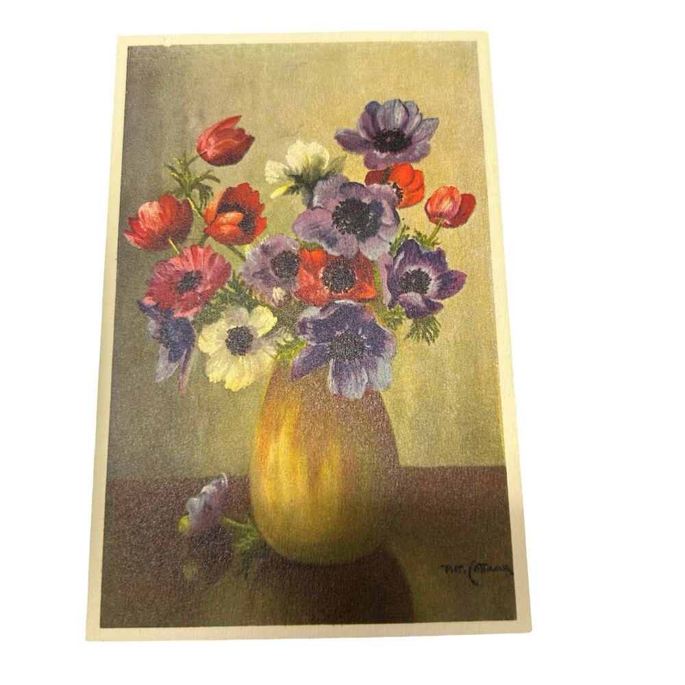 Lot of 13 Flowers Stehli Vintage Swiss Floral Postcards Unused Botanical - Picture 9 of 16